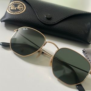 Ray-Ban Hexagonal Flat Lenses Sunglasses